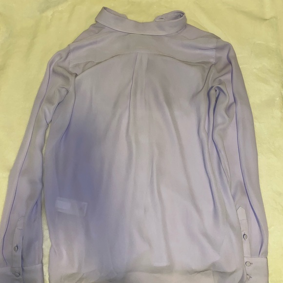 Lavender work blouse - Picture 3 of 3